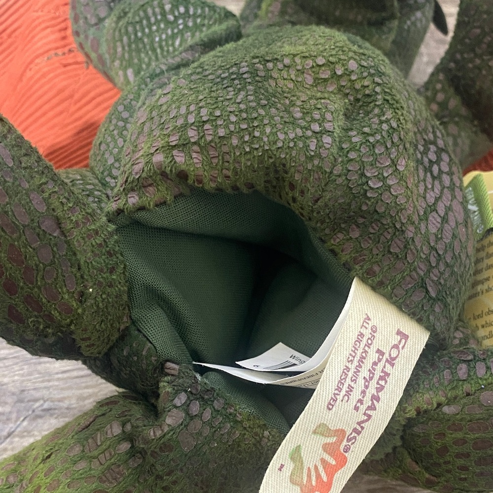 Wild Republic Green Dragon Stuffed Animal - Picture 8 of 16